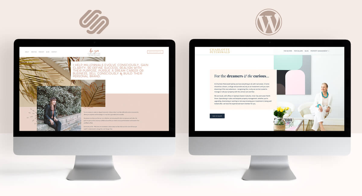 Squarespace or Wordpress - which one is right for you?